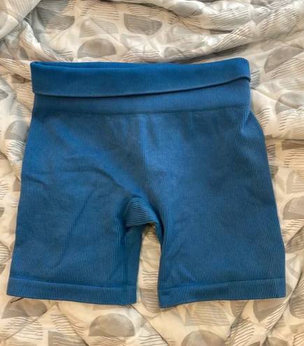 JoyLab Blue Ribbed Bike Short