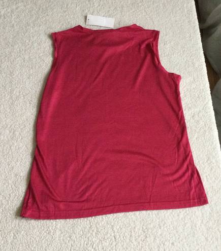 Gap NWT Vintage Y2K Laser Cut Circle Detail Tank Top Pink - Sz Small