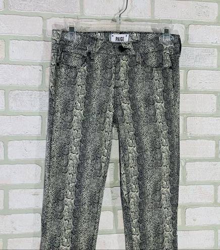 Paige  Verdugo Ultra Skinny Jeans in Python Print Size 26