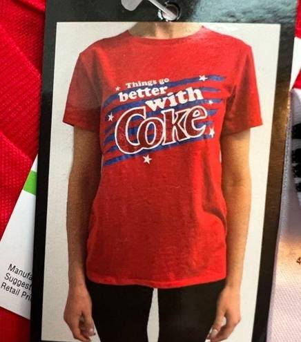 Coca-Cola  womens graphic tee. Coke brand by Freeze New York. Size: L