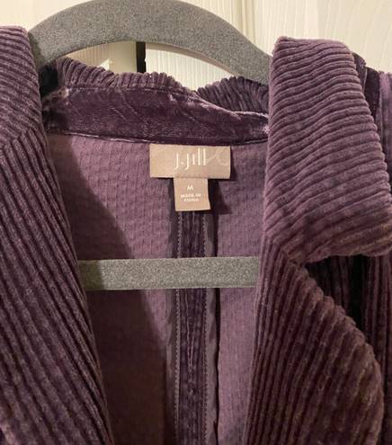 J.Jill Purple Corduroy Jacket