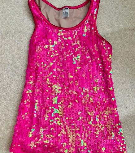 Balera Dancewear Balera Pink Sequin Tank Top Dance Costume