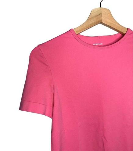 Helmut Lang  Active Workout Short Sleeve Top Barbie Pink Size XS