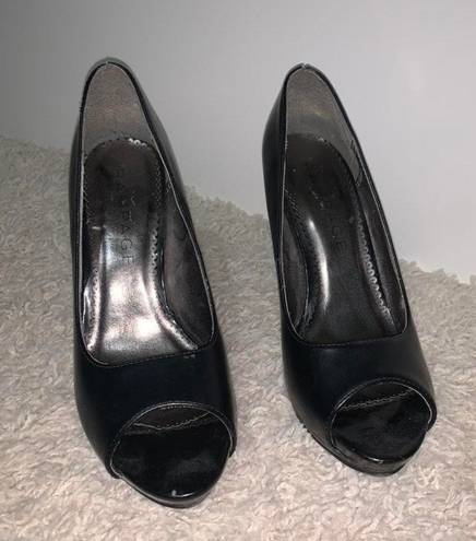 Rampage Black Heels Size 6