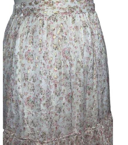 Rococo  SAND Vie Maxi Skirt in Off White & Pink XSmall New Womens Long