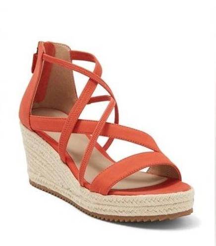 Eileen Fisher NWOT Eileen Fischer Wanda Strappy Leather Wedge Sandal