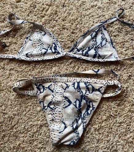 LIONESS Snakeskin Bikini