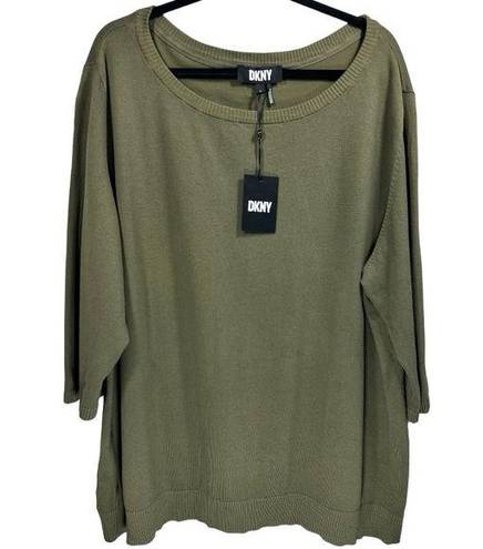 DKNY NWT  Oversized Sweater Top L