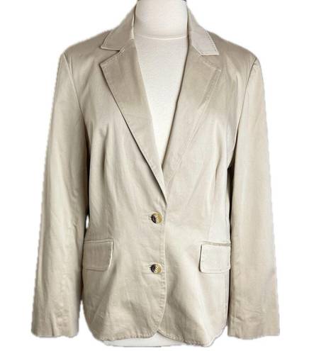 Tommy Hilfiger  Tan Blazer & Cropped Pants Suit