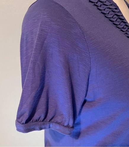 Fashion Bug Periwinkle Blue Short Sleeve Top