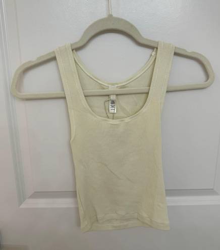 SKIMS Ribbed Tank Top Bone Color NWT