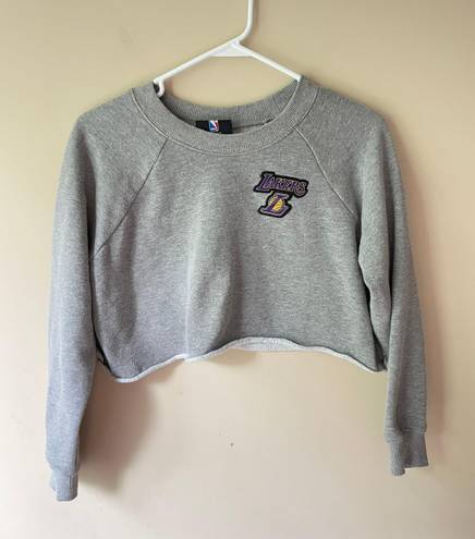 Nba cropped lakers sweatshirt 