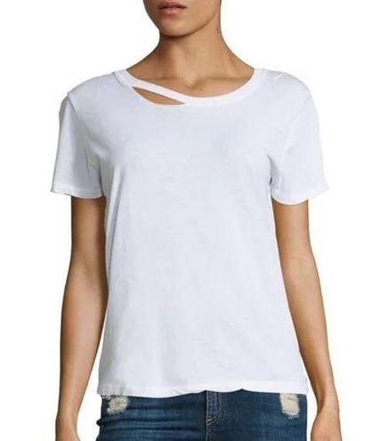 n:philanthropy  Cypress White Slit Tee Top T-Shirt size Large NWT Short Sleeves