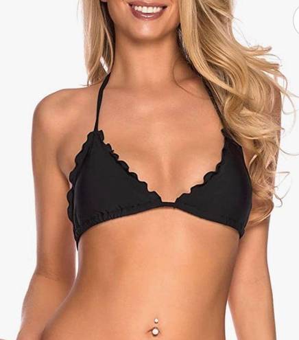 Relleciga Women's Wavy Triangle top Brazilian Swimwear