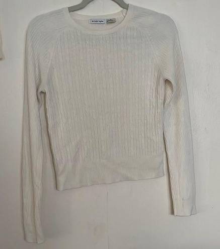 Energie White/Cream sweater