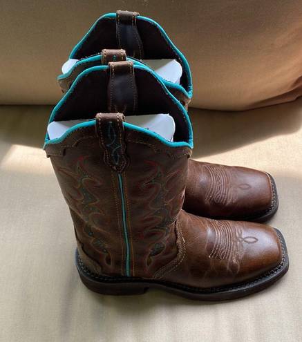 Justin Boots Justin’s Cowgirl 7.5 Tan Jaguar Boots