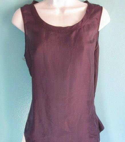 DKNY  Purple Silk Tank Size 8 Lightweight