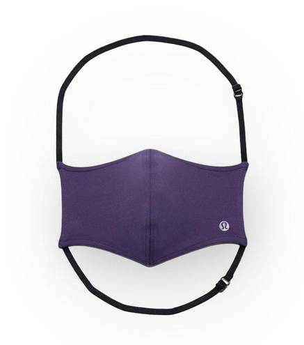 Lululemon HTF: new  ॐ Double Strap Face Mask ॐ Midnight Orchid Nulu Fabric ॐ