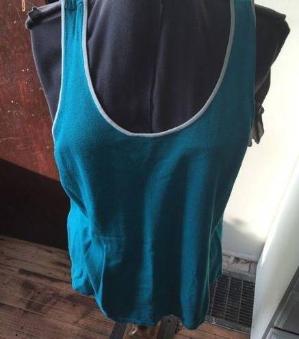 Lane Bryant  teal knit tank top