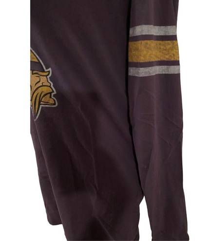 47 Brand 47 Minnesota Vikings Striped Long Sleeve T Shirt Football Sports Athletic Sporty