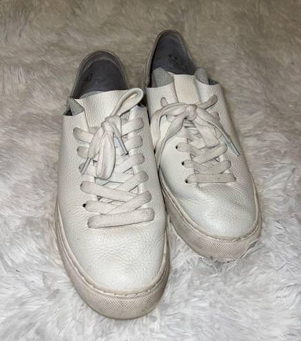 Sam Edelman Sam Eddleman Leather Poppy Sneaker Size 6 White Shoe