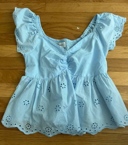 flowy top Blue