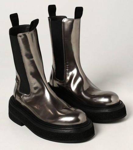 ma*rs NEW èll Zuccone Boots in Laminated Leather, New w/o Box Retail $1,278