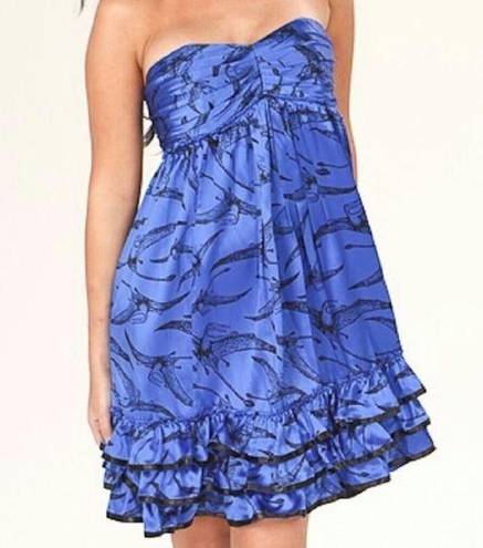Betsey Johnson NWT  Pterodactyl Silk Dress Size 0