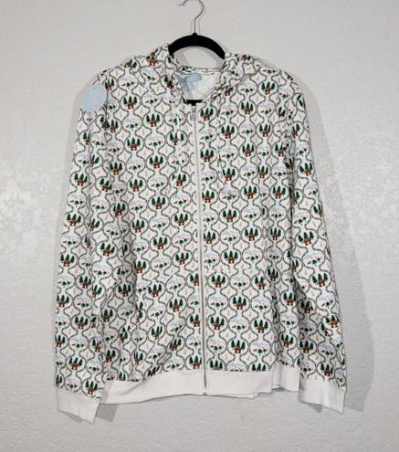 Hill House NWT  White Ski Chalet All-Gender Teddy Zip Up Size Large