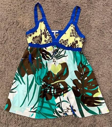 Metro 7 Tropical Print Tank Top