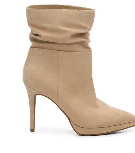 Jessica Simpson NEW  Gaiven Platform Bootie Beige