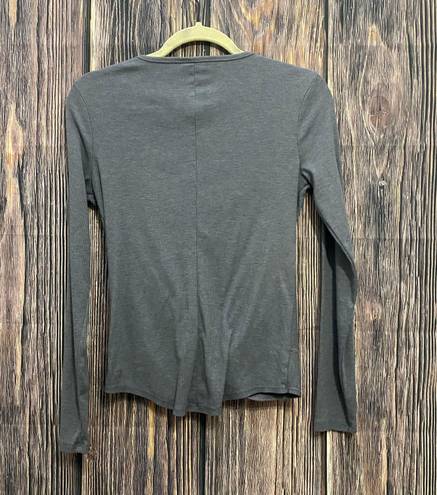 All In Motion Grey Knotted Long Sleeve