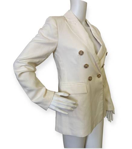 The Loft Ivory Double Breast Blazer 