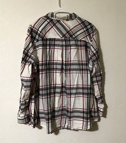 Style & Co Women’s long sleeve plaid shirt. . Size 3X.