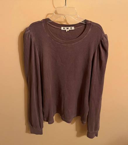 Shopbop AMO Girly Thermal in Bloodstone