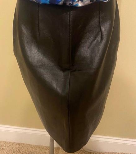 Natural zone Leather Looking Skirt Size L 13/14