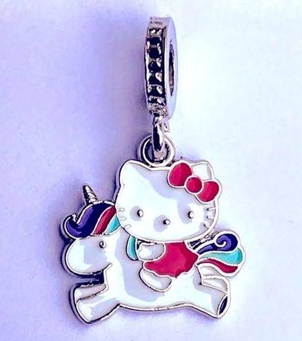 Hello Kitty  & unicorn! Charm for bracelet Colorful perfect gift