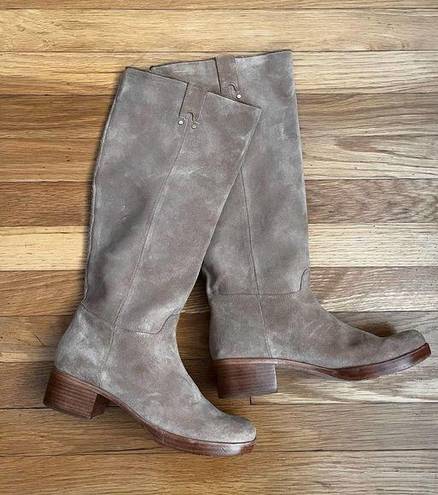 Joie  Knee High Suede Block Heel Boots - Size 37