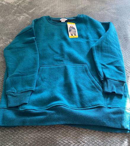 Danskin BNWT  Sweatshirt Size Small, Teal Color