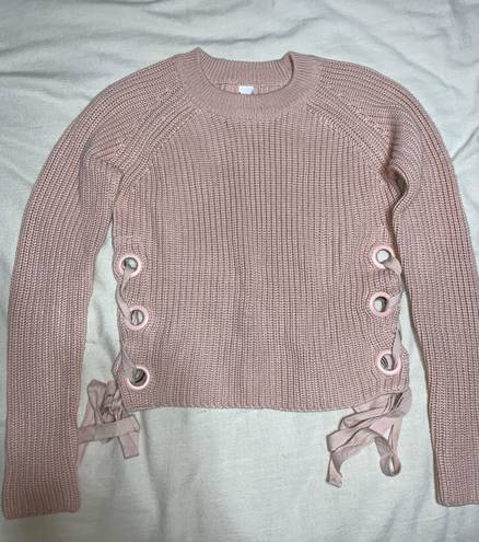 Blue Blush Pink Sweater