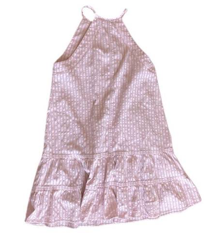 Rebecca Taylor Pink Striped Dropwaist Summer Sundress - size 6