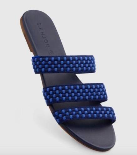 Rothy's  The Triple Bad Blue Sandals