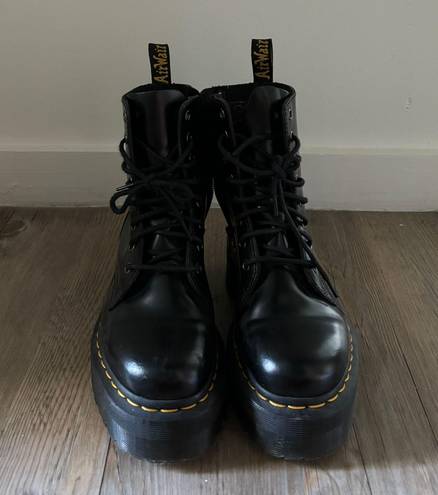 Doc Martens Platform Boots Black Size 6