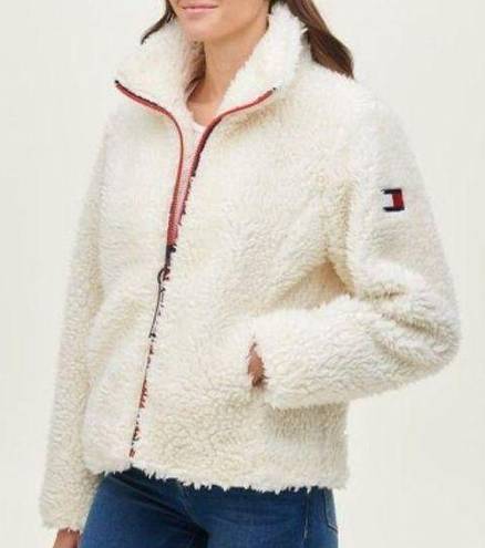 Tommy Hilfiger  White Sherpa Jacket M