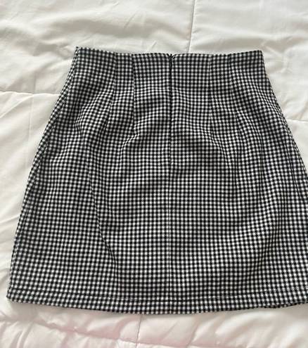 Brandy Melville Gingham Mini Skirt