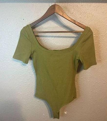 n:philanthropy  NWT Green Ribbed Bodysuit Size Medium