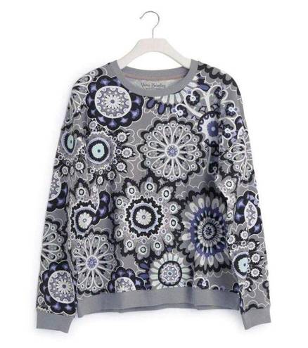 Vera Bradley NEW!  French Terry Crewneck Sweatshirt  in Tranquil Medallion