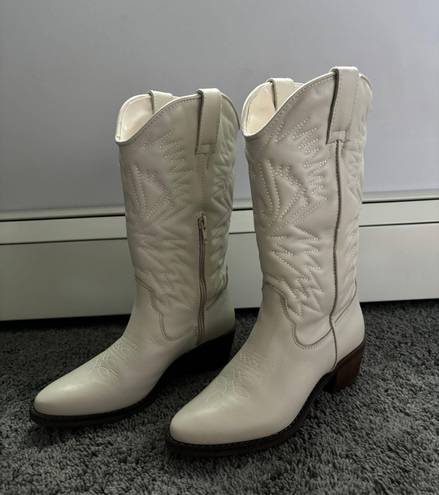 Steve Madden Women's Leather Cowgirl Boots