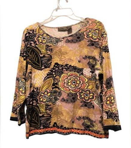 Jane Ashley Y2K  Floral Top Size Medium