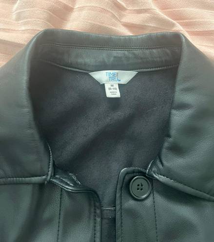 Leather Jacket Black Size M